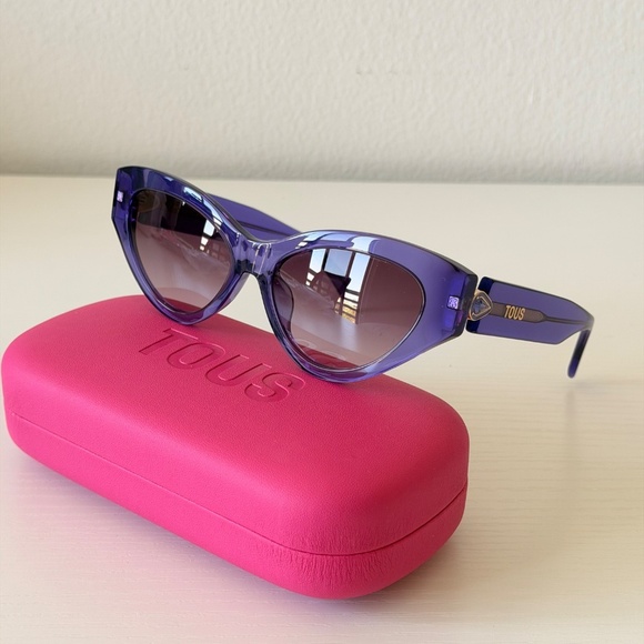 New, Tous Purple Sunglasses, STOB84S 08LA, Authentic main image 7
